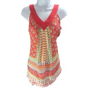 Love Kyla women's tank Dopamine Hippie bohemian NWT Size Medium Funky Tunic